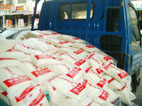 因無大場地進貨所以只得以多次進貨白米,每次向農會進約400~500包葫蘆墩米